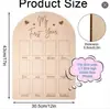 Marco de fotos de hitos para recién nacidos de Amazon, álbum de recuerdos para bebés, decoración colgante de madera para hitos mensuales