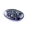 Piedra de Palma Popular Transfronteriza Piedra Cruda de Cristal Piedra de Jabón Piedra de Palma 45*30mm Cristal Rosa Masaje Spa Piedra de Energía Pieza de Mano
