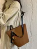 Bolso tipo cubo Shuai Mi Home para mujer, Nueva colección Otoño 2026, Lujo ligero, Diseño único, Alto valor estético, para Hombro, de Mano y Cruzado