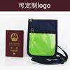 Bolsa colgante personalizada para certificado, bolsa transparente de 6 pulgadas con banda de paso para impresión de logotipo en PVC, bolsa para certificado personalizada, bolsa con banda de paso, bolsa para tarjetas, cordón