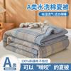 Colcha de Verão Algodão Classe A Grau Materno e Infantil Estilo Liso Sem Estampa Colcha para Ar Condicionado Colcha Fina de Verão Núcleo de Colcha Lavável à Máquina Colcha Fresca de Verão