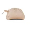 Bolsa Plissada de Couro Macio Feminina 2024 Nova Bolsa Clutch Simples Bolsa de Festa Cor Sólida Textura Bolsa de Ombro Transversal Bolsa de Clipe