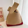 Bolso Tote Nuevo de Moda con Lindo Diseño de Animal, Bolso de Mano Versátil para Mujer, Estilo Coreano y Japonés, Bolso de Punto para Exteriores para Damas