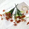 Al por mayor Transfronterizo Flor Falsa Decorativa Flor Artificial Boda Nueva Hierba de Primavera Violeta Guía de Carretera Techo Especial Punto Artificial