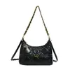 Bolso de mano estilo fragancia pequeña transfronterizo estilo popular para mujer de lujo ligero con patrón de rombos y cadena bolso de hombro único simple versátil para el trabajo bolso cruzado para mujer