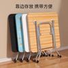 Mesa Cuadrada Plegable, Mesa de Comedor Doméstica para Apartamentos Pequeños, Mesa de Comedor Sencilla para Residencias Estudiantiles, Mesa Pequeña de Exterior para Montar Puestos, Mesa Redonda Moderna