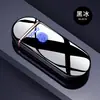 903 Encendedor de Carga Táctil con Sensor de Huellas Dactilares Carga USB A Prueba de Viento Doble Arco Encendedor Recargable de Larga Duración