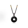 Colgante de Paz de Obsidiana, Colgante de Dragón Pixiu y Fénix Atractor de Riqueza, Collar para Pareja para Hombres y Mujeres, Regalo de Vacaciones Cumpleaños al por Mayor