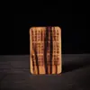 Colgante de Madera de Melocotonero Golpeada por el Rayo, Lagerstroemia, Colgante de Mantra Dorado, Collar de Talismán Taoísta, Pieza de Mano, Colgante para Coche