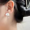 Brincos de Medusa Novos de Dongdaemun Coreano, Brincos Modernos e Criativamente Desenhados, Brincos Minimalistas de Nicho para Mulheres