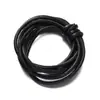Corda de Couro Trançada Redonda com Núcleo de Couro 3/4/5mm Fio de Crochê com Núcleo de Algodão PU Corda para Acessório de Bolsa de Ombro DIY Atacado