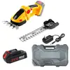 Cortasetos Eléctrico Transfronterizo Cortacésped Recargable Cortasetos Mini de Mano Inalámbrico Herramienta de Jardín Recortadora