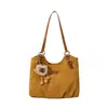Bolsa feminina grande vintage, nova bolsa de ombro versátil simples outono e inverno 2026, bolsa tote de moda diária para o trabalho