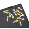 Pendientes creativos de estrella de cinco puntas, colgantes de aleación, accesorios de joyería, llavero DIY, colgante de bolso, venta al por mayor