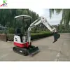 Mini Escavadeira Pequena Mini Escavadeira Hidráulica Totalmente Automática Esteira Pequena Cavadeira de Terraplenagem