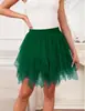 Vestido de Tule de Carnaval Feminino, Saia de Baixo para Uso em Festa de Natal Festiva
