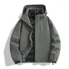 Chaqueta de hombre tres en uno, a prueba de viento e impermeable, adecuada para otoño e invierno, conjunto de dos piezas de plumón desmontable, ropa para ciclismo y montañismo para hombres, disponible para compra en grupo