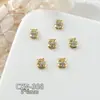 Estilo Chino Popular Festivo Accesorios para Uñas Aleación Pedrería Gato de la Suerte Lingote León Despertar Decoraciones para Uñas Venta al por Mayor