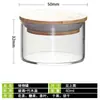 Fabricante Tarro Sellado de Té Perfumado Transparente Almacenamiento de Vidrio Tarro Pequeño de Té Alto Borosilicato Tarro Pequeño de Vidrio Tarro para Almacenar Dulces