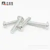 Tornillos para Máquina de Alambre con Cabeza Redonda Phillips Cruzados Jalis con Arandela para Máquina de Mesón Viene con Máquina de Relleno Diente M3m4m5m6 Zinc Blanco
