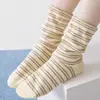 Calcetines de algodón puro para mujer, con borde suelto, calcetines finos de algodón para dormir, calcetines posparto para personas mayores, mujeres embarazadas y posparto, adecuados para dormir en habitaciones con aire acondicionado