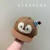 Chapéu de Bebê Estilo Fino para Primavera e Outono Desenho Animado Fofo Aba Macia Boné de Baseball para Meninos e Meninas À Prova de Vento Proteção Solar Boné de Baseball