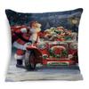 Nova fronha de linho de Natal para casa, boneco de neve de Natal, fronha de Natal, fronha de Natal no atacado, almofada de Natal