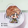 Colgante Hecho a Mano DIY de Personaje de Dibujos Animados Anime Bidimensional, Accesorio Lindo y Estéticamente Agradable para Decorar Mochilas y Cajas