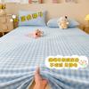 Sábana de Terciopelo de Leche, Funda de Edredón Gruesa de una Pieza, Cálida para Otoño e Invierno, Cama Individual de Dormitorio Estudiantil, Dibujos Animados Lindos, Antiestática
