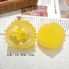 Accesorios de Resina de Queso Durian Realista en 3D Pegamento Cremoso Llavero Colgante DIY Accesorio para el Cabello
