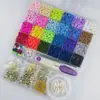 Transfronterizo caliente 6000 piezas cuentas de arcilla arcilla polimérica kit accesorios para pulsera de joyería DIY Amazon