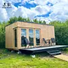 Quartos de guesthouse modulares de estrutura de aço de pequeno porte e móveis, solários de pequeno porte projetados de acordo com a demanda