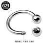 Transfronteiriço F136 Liga de Titânio 14G16G Piercing Básico de Corpo Umbigo Dentes Externos Piercing Sobrancelha Piercing Lábio Joias Atacado
