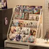 Soporte de Exhibición de Acrílico con Múltiples Niveles para Tarjetas, Papel de Arte y Mercancía