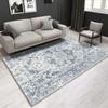 Alfombra para suelo de sala de estar, dormitorio, cocina, mesita de noche, estilo country americano transfronterizo, neoclásico europeo, retro, azul viejo