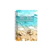Planificador Mensual Espiral con Vista al Mar y la Playa 2027-2030 Cuaderno de Planificación de Cuatro Años para Comercio Exterior Transfronterizo