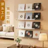 Soporte de Exhibición Acrílico Transparente Estante de Pared para Discos Almacenamiento de Cosméticos Joyería Álbumes Tablero Acrílico de 3 mm de Espesor