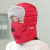 Gorro de Invierno para Mujer para Exteriores Ciclismo Gafas Cortavientos y Antifrío Gorro de Algodón para Hombre Engrosado Protección Total para Cabeza y Orejas Gorro Lei Feng
