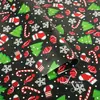 Nochebuena Papel de Regalo Festivo Rojo y Verde Bolsa para Empacar Flores Papel para Cubrir Libros Ciervo Navideño Árbol Calcetines