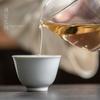Taza de Té Gai de Tres Talentos de Doble Línea Pintada a Mano Verde Antiguo Taza de Té de Cerámica Doméstica Taza Maestra Juego de Té Kung Fu Taza de Té Pequeña Taza de Degustación