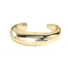 Pulsera Geométrica de Cruz Ancha Pulsera Exagerada y Atmosférica Europea y Americana Diseño Simple de Moda Pulsera Personalizada de Nicho