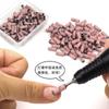 Transfronterizo 3 mm arte de uñas tamaño pequeño anillo de arena grabado lijado este clavo para eliminar piel muerta pretratamiento mini lijado rosa anillo pequeño de arena