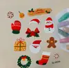 Adesivos de Natal em gelo com relevo transfronteiriços, boneco de neve 3D, árvore de Natal, adesivos para capa de celular iPad Guka, modelo SL