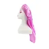 Gorro de Noche Elástico de Satén de Ala Ancha Europeo y Americano, Gorro para el Cuidado del Cabello, Gorro de Ducha, Gorro de Belleza, Sombrero Turbante de Cola Larga Listo para la Venta
