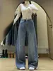 Jeans de Piercing de Piernas Anchas para Mujer Petite, Moda Primavera 2026, Diseño Moderno y Brillante