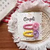 Nuevo Pasador de Flor de Perla con Puntada de Flor Bordada de Borde Quemado Hecho a Mano de Primavera y Verano para Niños Coreanos Pinza BB de Flor Pequeña Versión AB Cuerda para Niñas