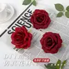 Cabezas de Flores de Rosa Artificiales Incrustadas con Diamantes de Nuevo Estilo, Arreglos de Flores de Seda, Arreglos Florales Decorativos, Filas de Flores, Flores para Salón de Bodas