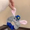 Presilha Fofa de Pelúcia Judy Orelha de Coelho Desenho Animado Clipe Lateral Acessórios de Cabelo Zootopia Presilha Doce Outono e Inverno para Meninas