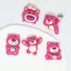 Serie de Fresas Oso de Fresa Pasador Accesorios DIY Bolsa de Materiales DIY Hecho a Mano Zapatos con Agujeros
