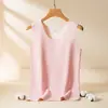 Chaleco térmico sin costuras de terciopelo de dos colores por ambos lados para hombre y mujer con corte de figura chaleco más base lijada fabricantes de ropa interior al por mayor